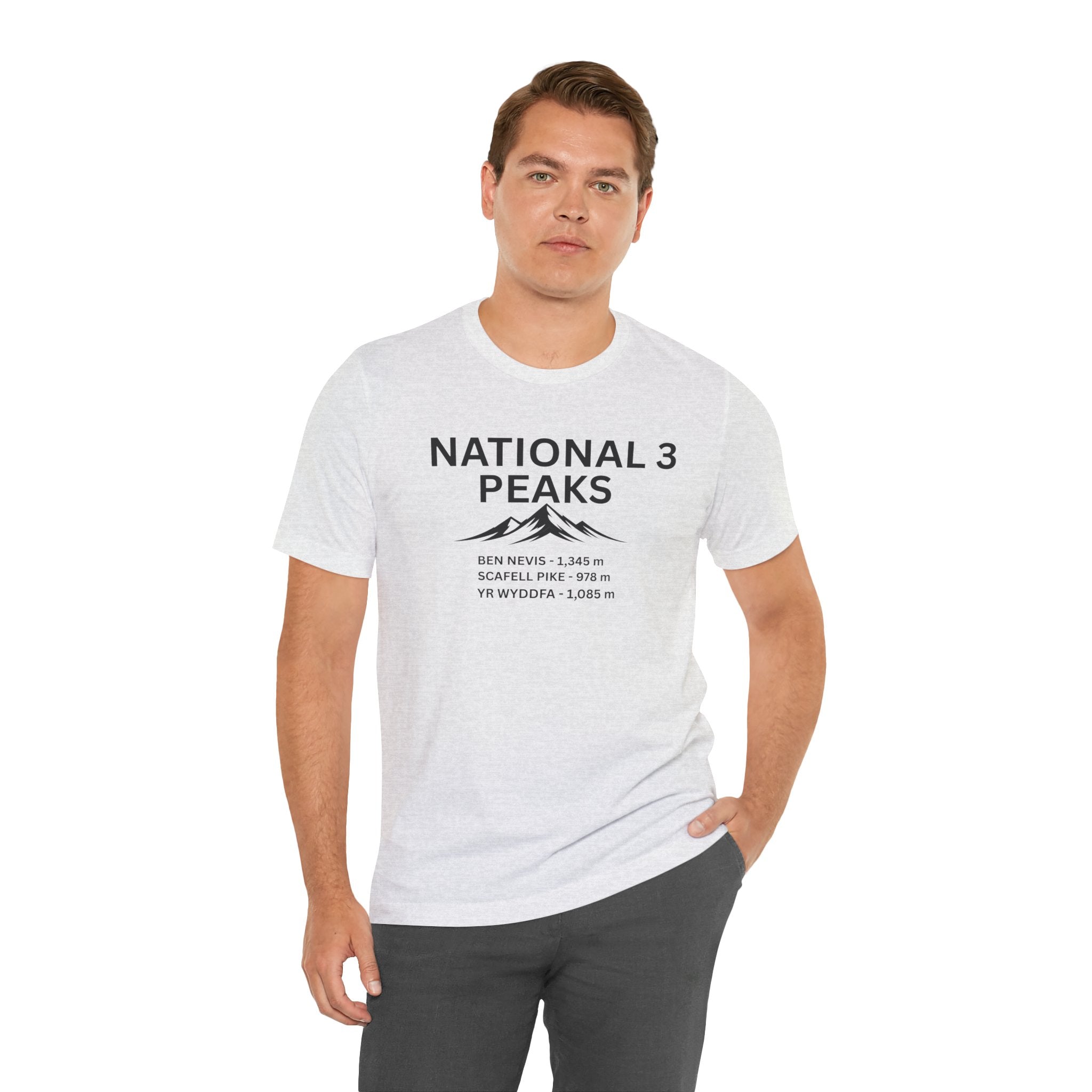 National 3 Peaks Tee — Ben Nevis, Scafell Pike & Yr Wyddfa