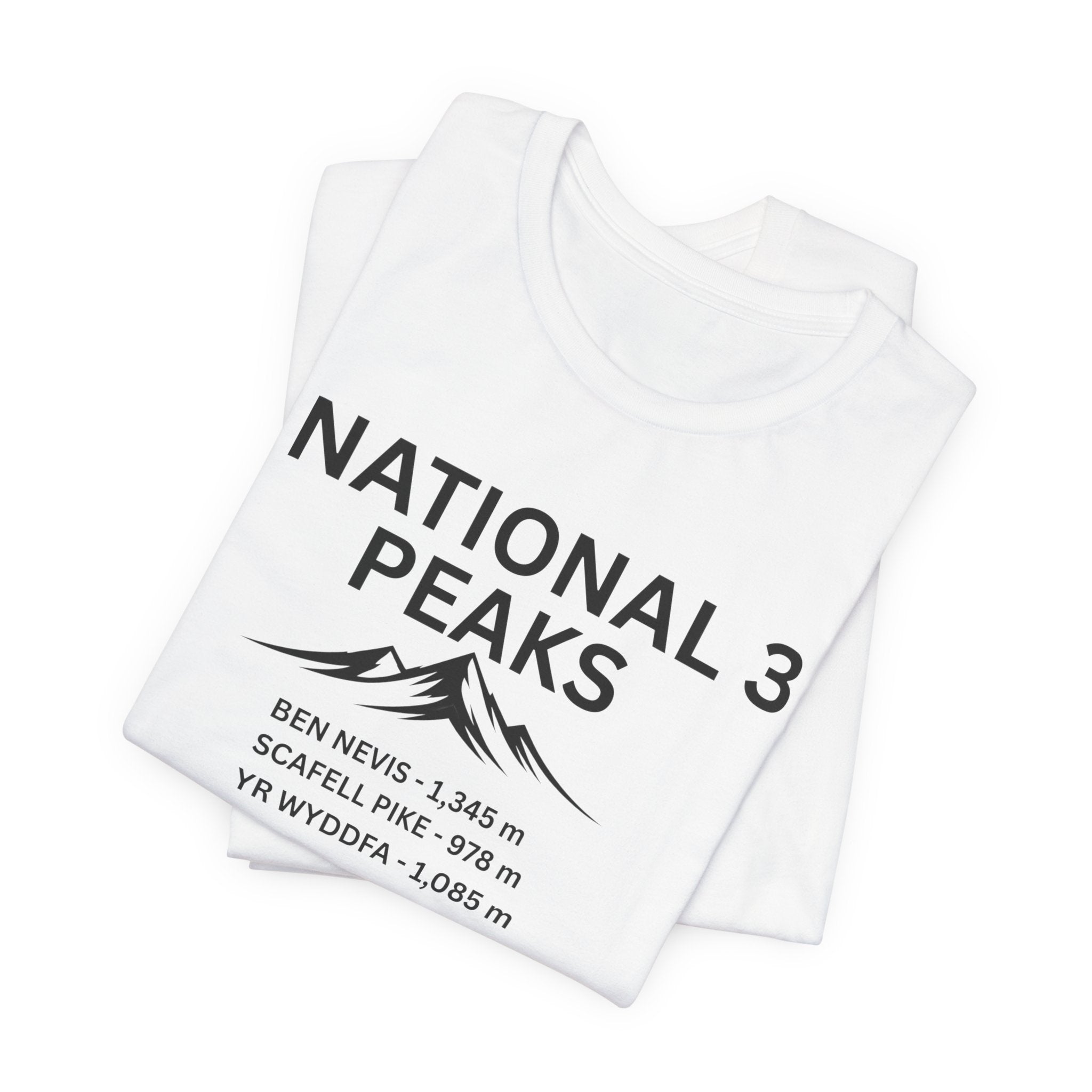 National 3 Peaks Tee — Ben Nevis, Scafell Pike & Yr Wyddfa