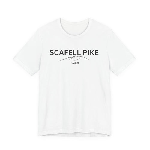 Scafell Pike Mountain Tee — Minimal Peak Graphic Shirt (978 m)