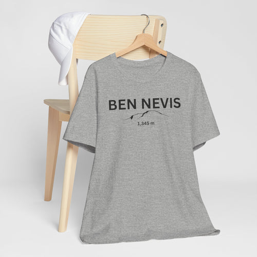 Ben Nevis Mountain T-Shirt – Minimal Peak Design (1,345m)