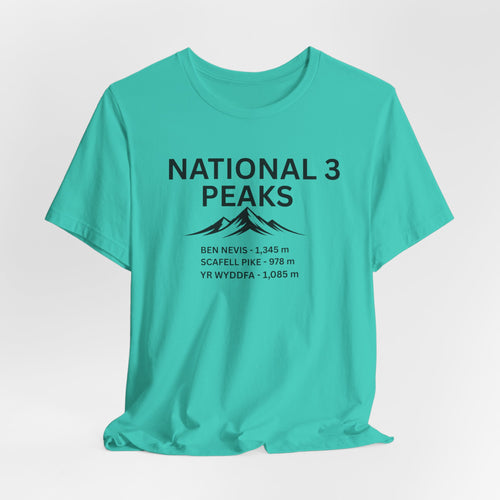 National 3 Peaks Tee — Ben Nevis, Scafell Pike & Yr Wyddfa