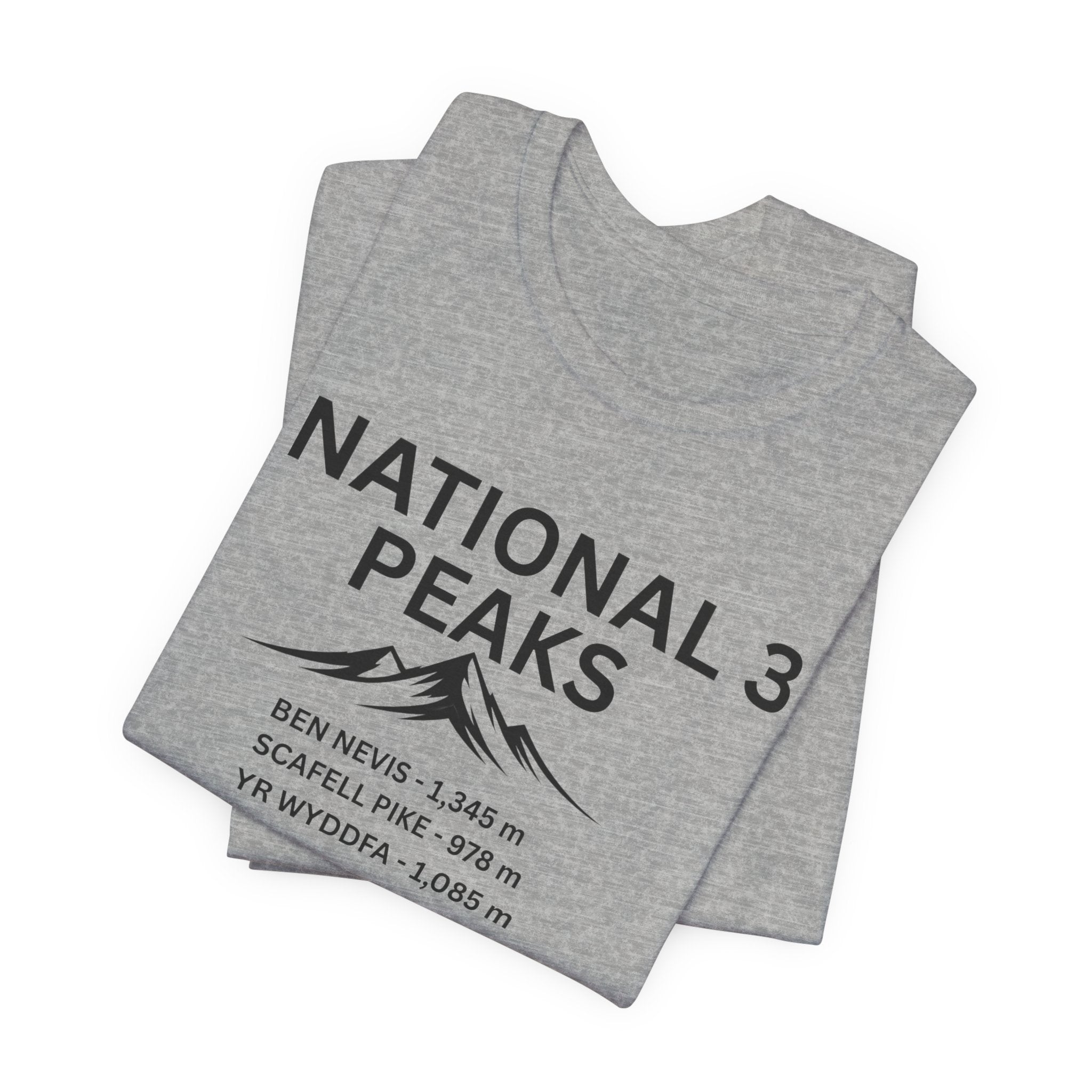 National 3 Peaks Tee — Ben Nevis, Scafell Pike & Yr Wyddfa