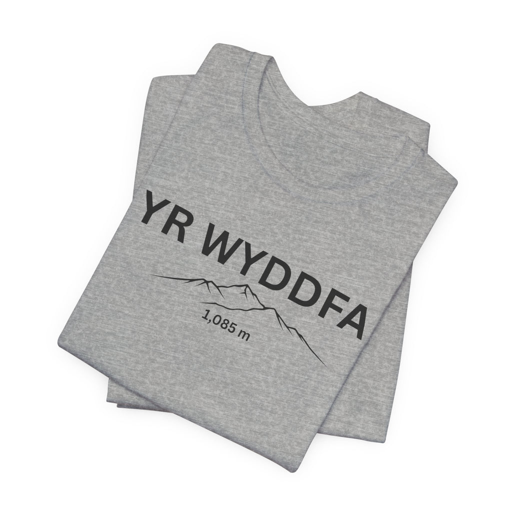 Yr Wyddfa Mountain T-Shirt — Minimal Peak Graphic ( 1,085 m)
