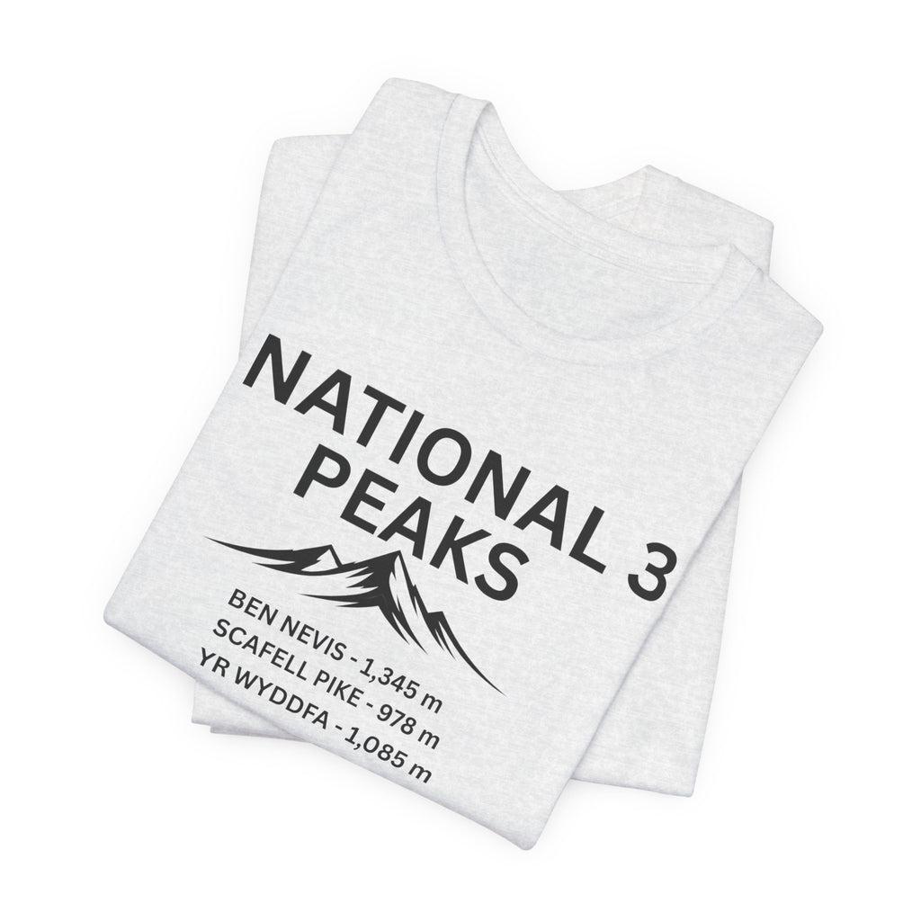 National 3 Peaks Tee — Ben Nevis, Scafell Pike & Yr Wyddfa