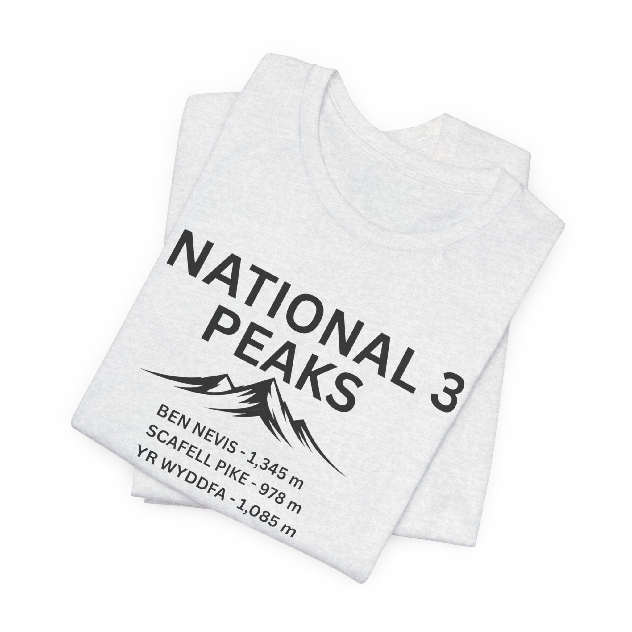 National 3 Peaks Tee — Ben Nevis, Scafell Pike & Yr Wyddfa