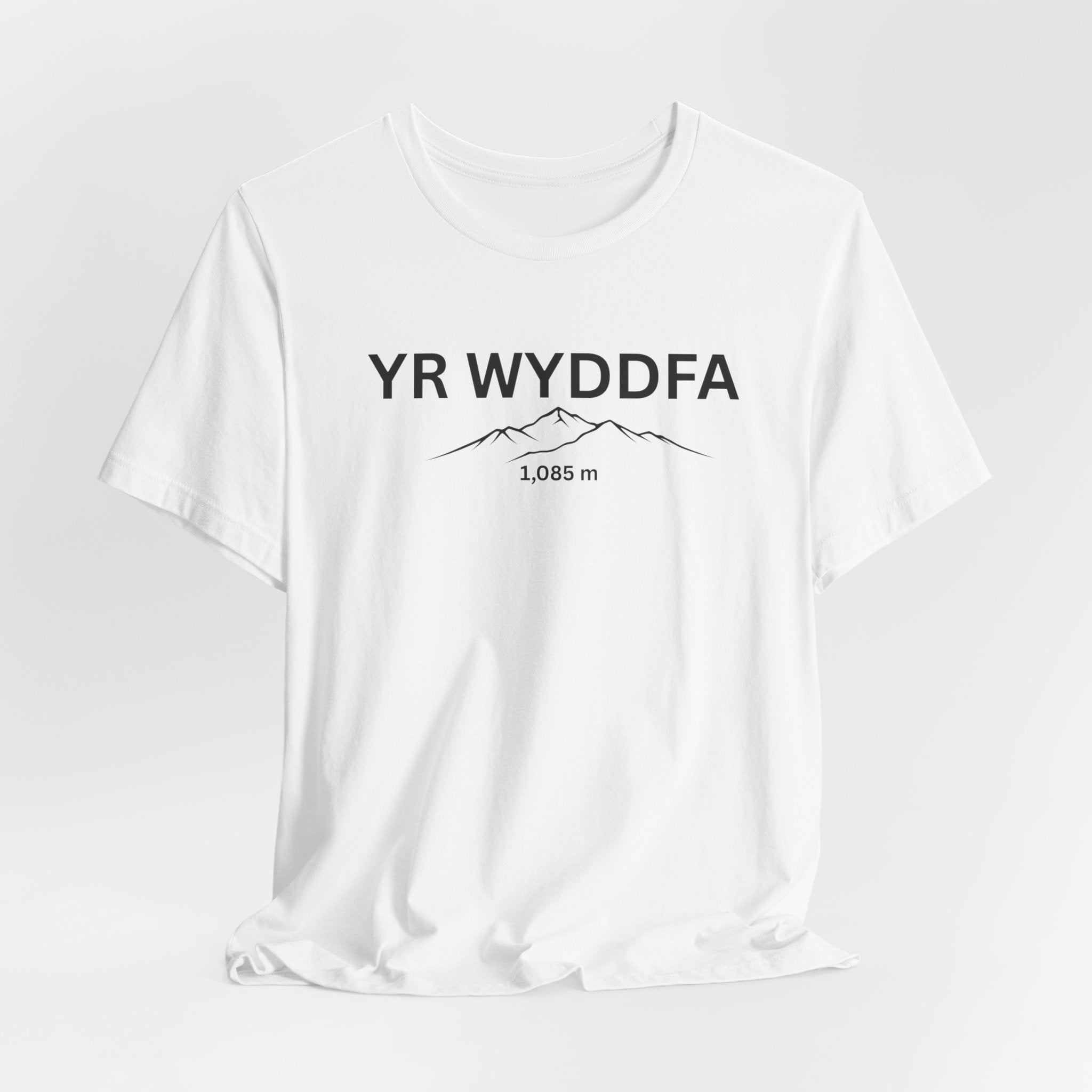 Yr Wyddfa Mountain T-Shirt — Minimal Peak Graphic ( 1,085 m)