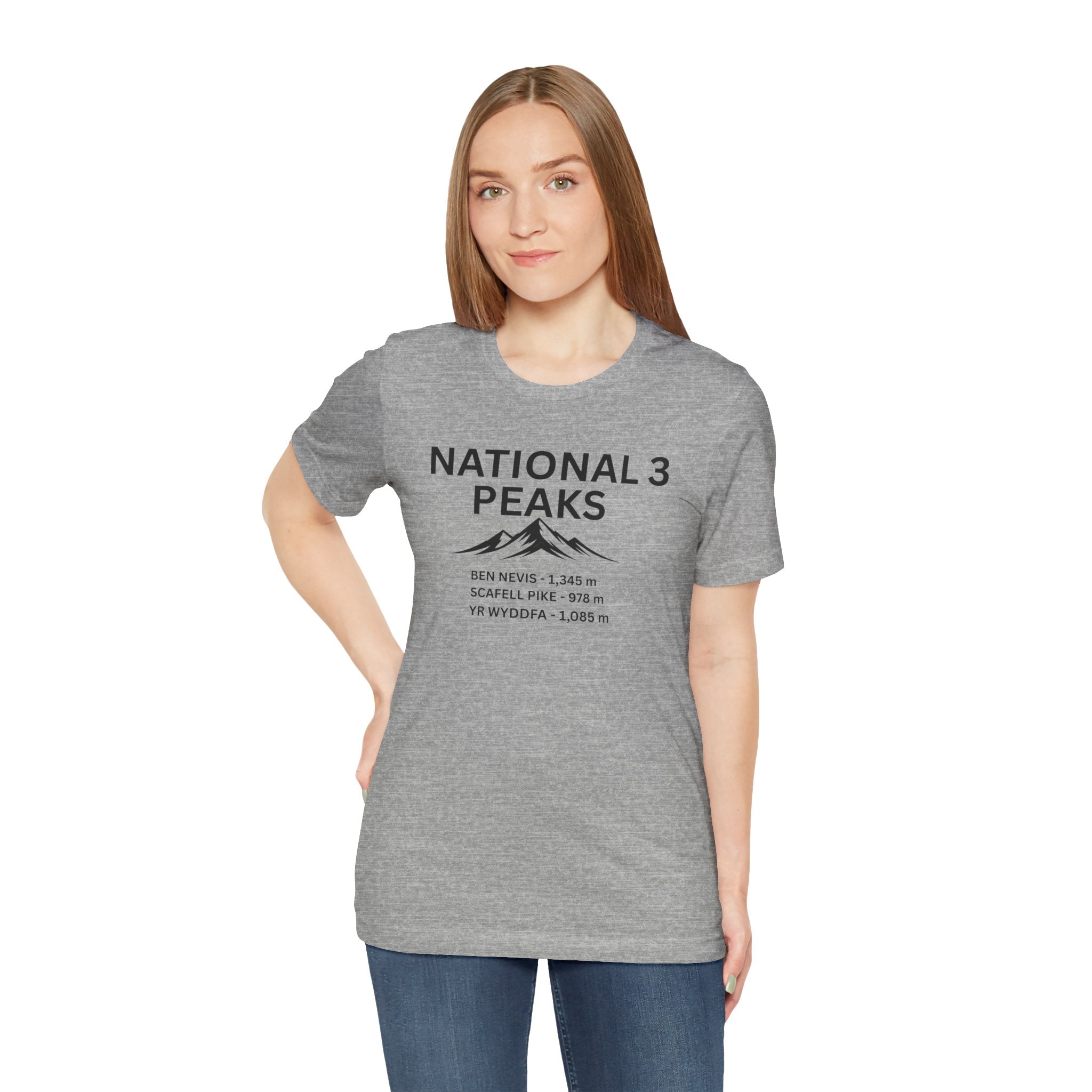 National 3 Peaks Tee — Ben Nevis, Scafell Pike & Yr Wyddfa
