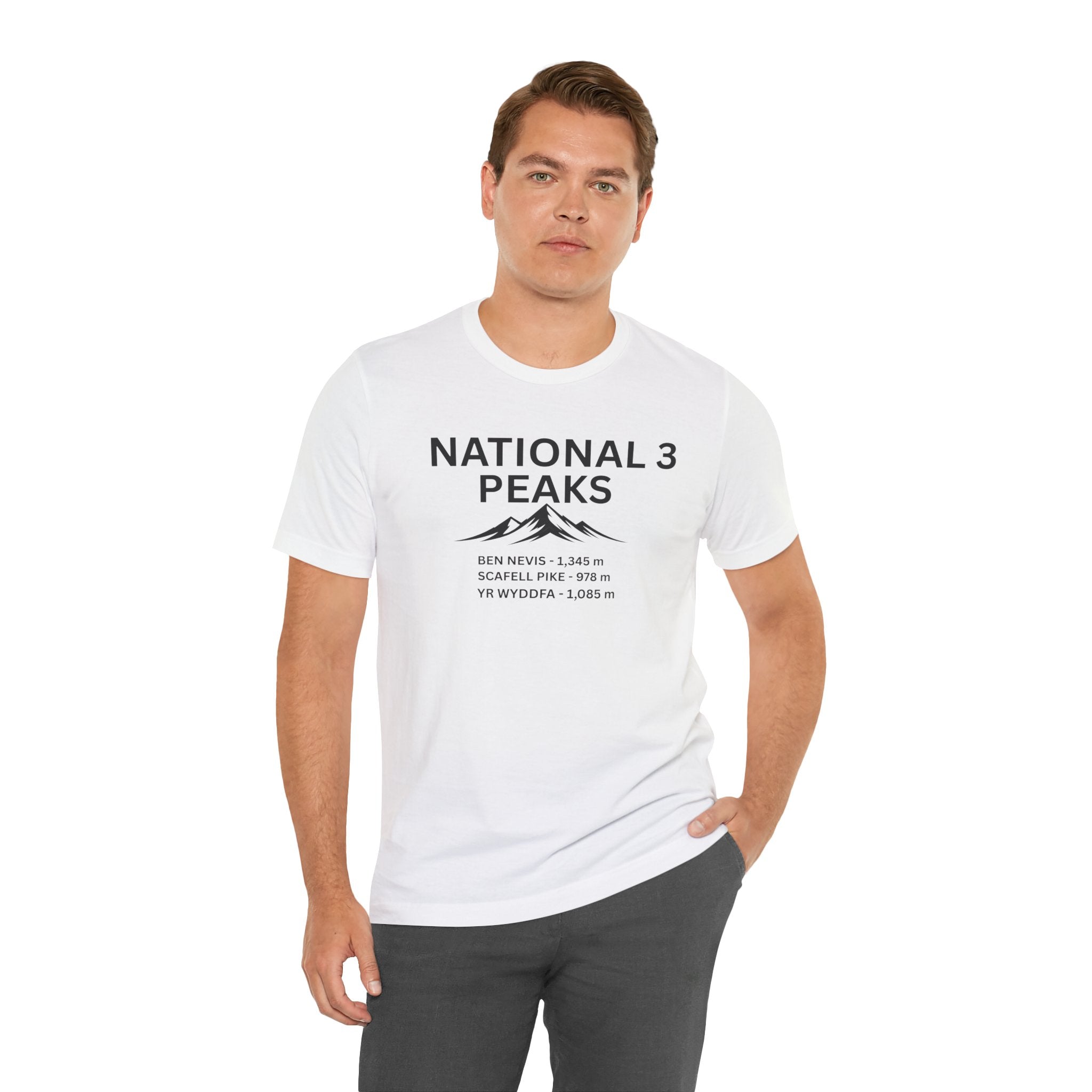 National 3 Peaks Tee — Ben Nevis, Scafell Pike & Yr Wyddfa