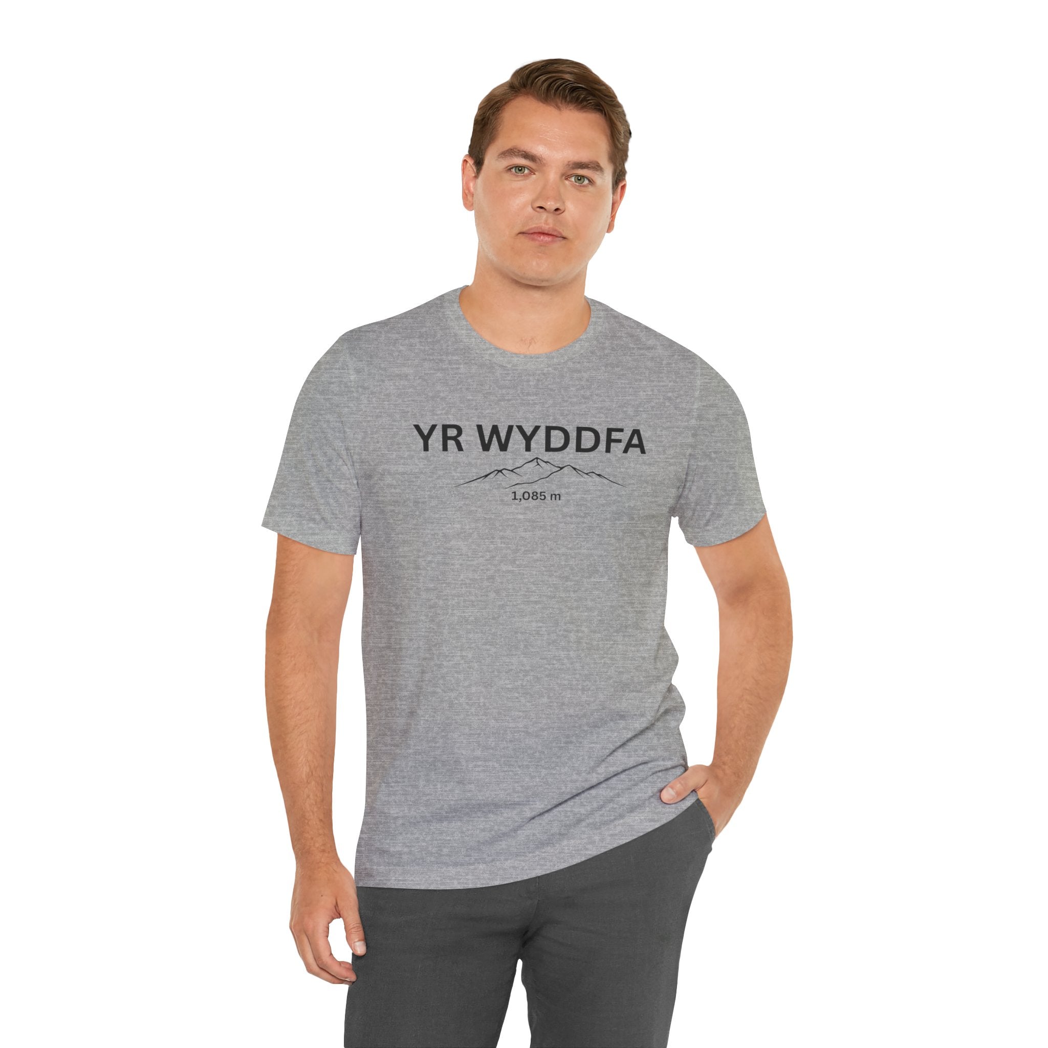 Yr Wyddfa Mountain T-Shirt — Minimal Peak Graphic ( 1,085 m)