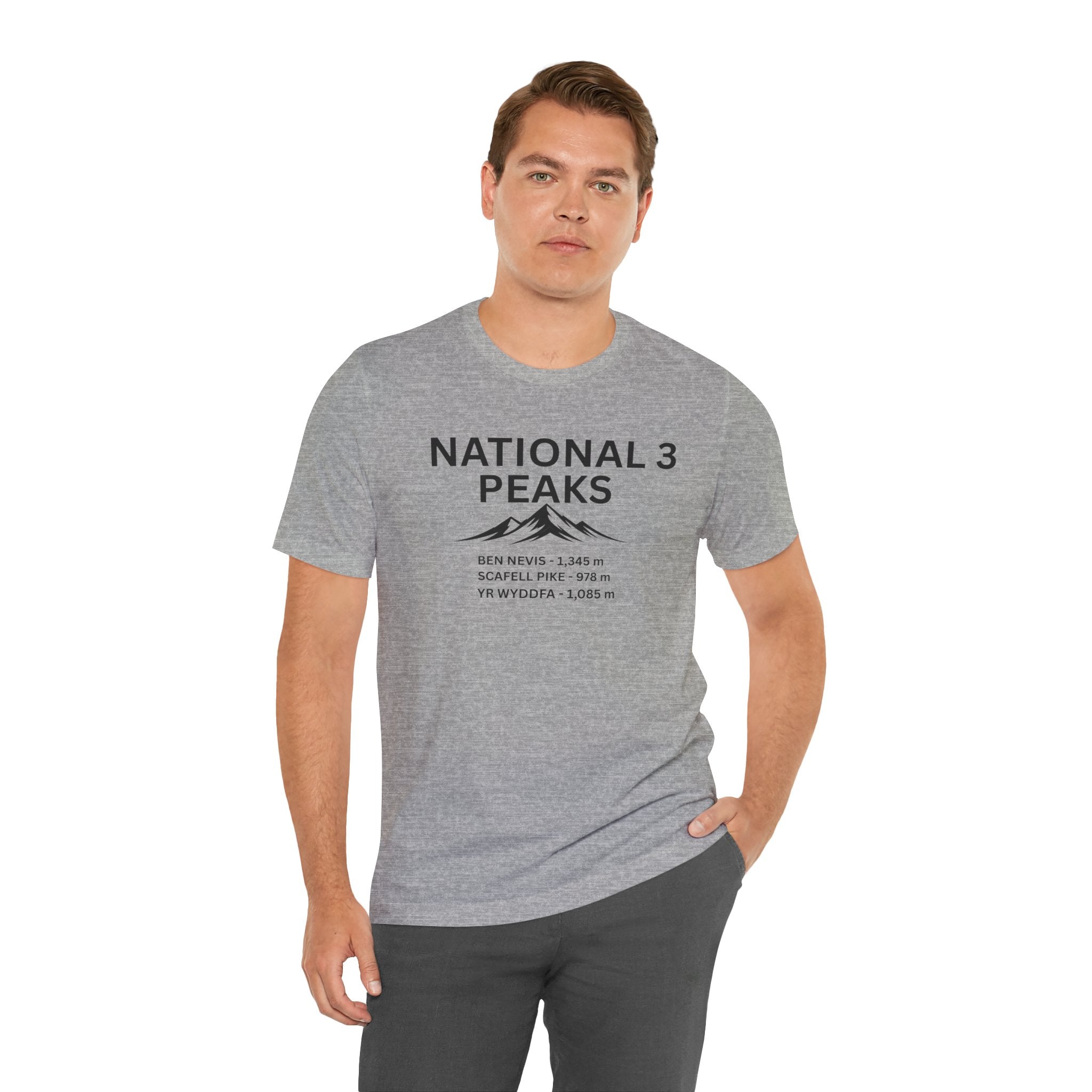 National 3 Peaks Tee — Ben Nevis, Scafell Pike & Yr Wyddfa